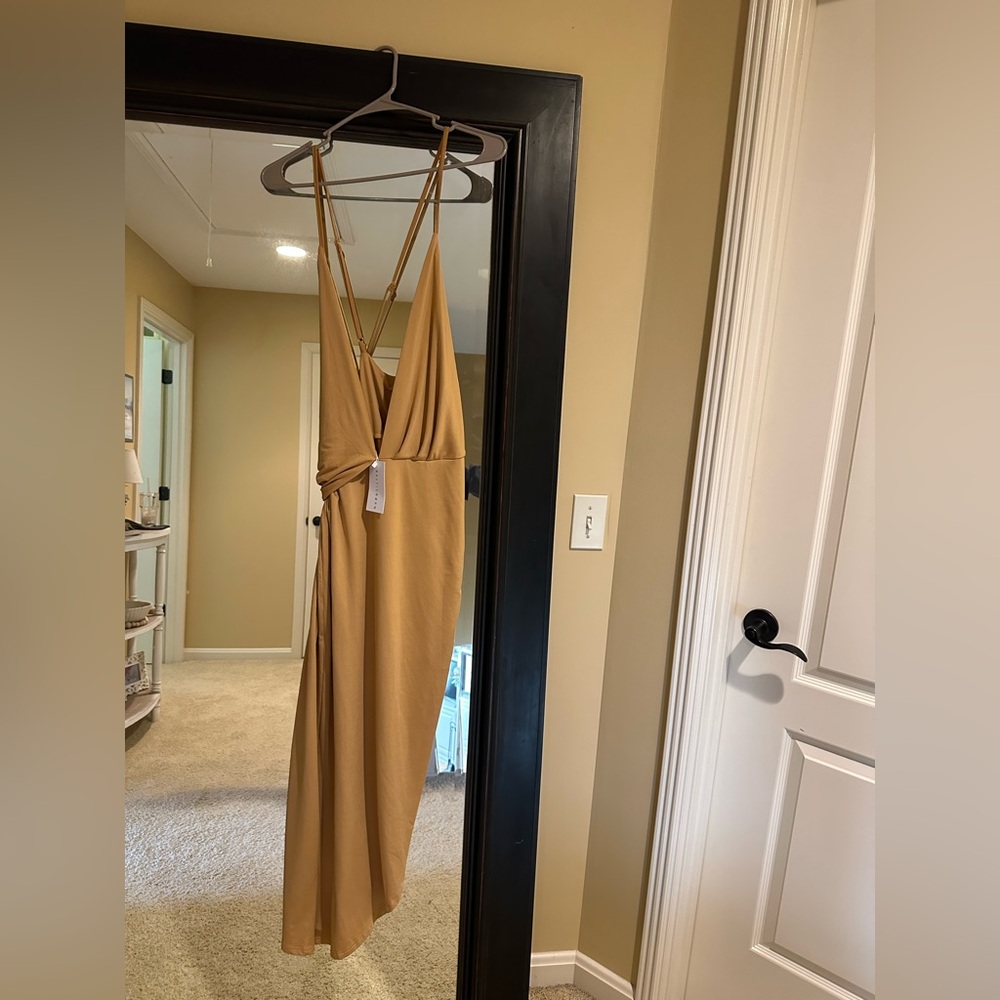 Baltic Born Camel Maxi Dress